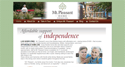 Desktop Screenshot of mtpleasanthome.org