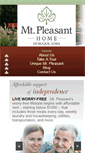Mobile Screenshot of mtpleasanthome.org